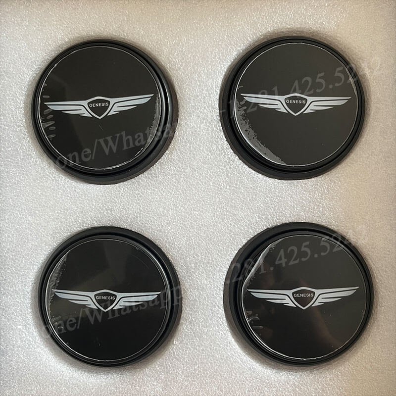 Custom Hyundai Genesis Floating Center Caps 59mm for Stock Wheels - Image 2