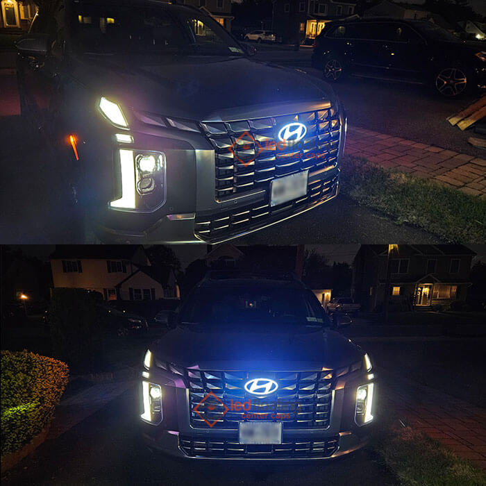 Dynamic Hyundai Light Up Emblem